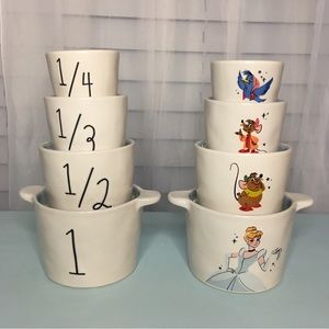 🇺🇸 Rae Dunn Cinderella Disney Measuring Cups